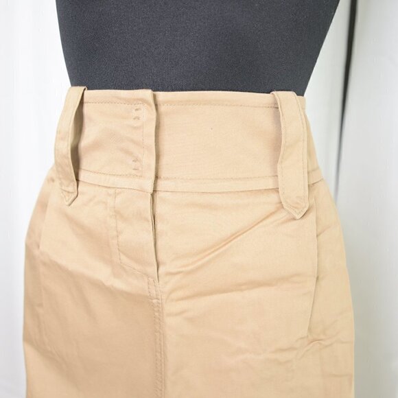 Philosophy Di Alberta Ferretti Khaki Skirt Sz 4 - Picture 6 of 8